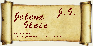 Jelena Ilčić vizit kartica